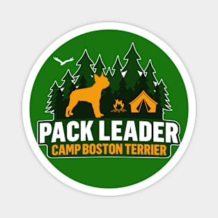 Camp Boston Terrier Pack Leader Magnet